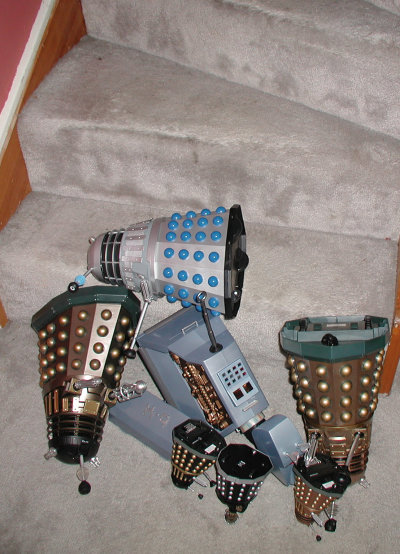 Dalek Vs. Dalek - Stair Crash!