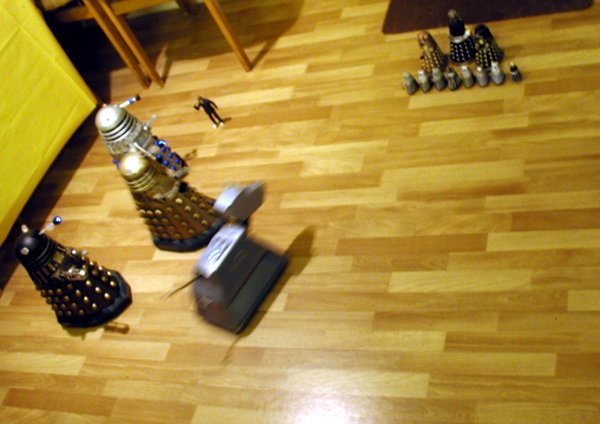 Dalek Vs. Dalek - The sprint starts