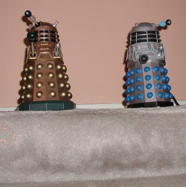 Daleks Ready for Stair Challenge