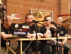 LugRadio 2007: Goodbye Ade, bald but you'll still be missed! Goodbye Ade, bald but you'll still be missed!