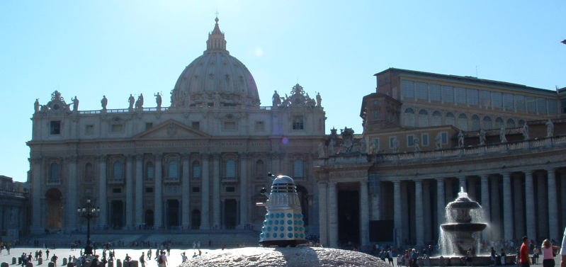 Mr. Dalek at the Vatican