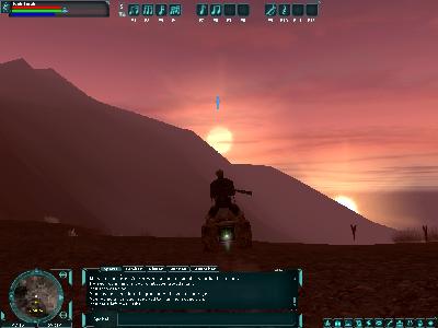 Star Wars Galaxies: Speeder binary sunset