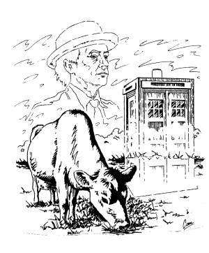 image by Stephen Le Vesconte The Cow and TARDIS